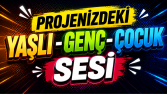 Yaşlı-genç-çocuk sesi