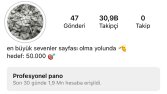 30 bin takipçili hesabımda reklamınızı yaparım