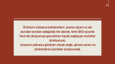 Kullanıcı Odaklı İçerik Üretimi