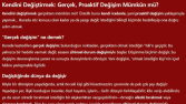 Kendini Değiştirmek: Proaktif ve Gerçek Dönüşüm