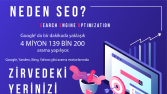 SEO Hizmetimiz ile google aramalarında İLK SIRADA yer alın!