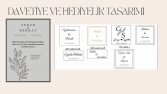 Davetiye-Hediyelik Eşya Etiket Tasarımları