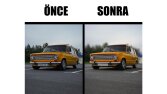 Fotoğraf renklerini düzenlerim ve arkaplanı blur yaparım