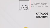 Ahmet Güzel Çelik Eşya Katalog Tasarımı