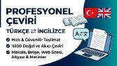 Profesyonel İngilizce - Türkçe ve Türkçe - İngilizce Çeviri Hizmeti