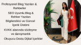 Blog ve web yazıları  Tanıtım, Sosyal medya Yönetimi