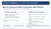 İngilizce CV ve Cover Letter Örneği