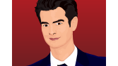 Andrew Garfield Vektörel Çizim
