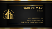 Yılmaz Emlak Kartvizit Tasarımı
