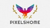 Pixels Home Logo Tasarımı