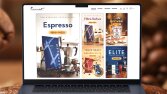 Frances Coffee Website Banner Tasarımı