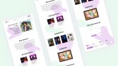 Çağla Pekoğlu için tasarladığım kişisel web sitesi tasarımı
