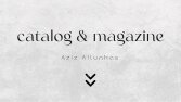 Katalog & Dergi Tasarımlarım