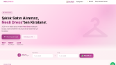 Bir Elbise Kiralama Firması İçin Oluşturduğum Web Sitesi