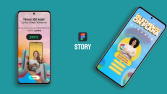 Hazırladığım story tasarımım.
