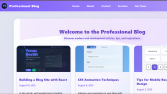 Profesyonel Blog Platformu – Modern ve Hızlı