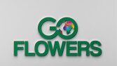 Go Flowers logo tasarımı