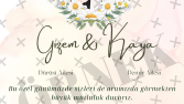Düğün Davetiyesi Örneği 