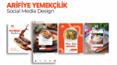 Ev Yemekleri Dükkanı - Sosyal Medya tasarımı 