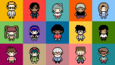 4 Yönlü Animasyonlu Pixel Art Karakter Tasarımları