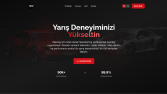 RaceHUD firması için Uİ site çalışmam.