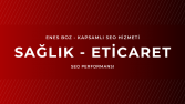 Sağlık Sitesi - Eticaret