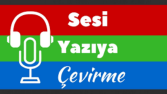 Sesi yazıya çevirme
