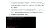 Arduino UNO ile HC-SR04  ultrasonıc mesafe sensörü 