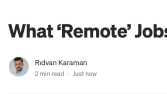 Remote Jobs (Top 10)