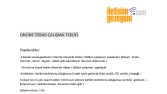 Ben gazetelerde Haber & Röportaj çalışmalarınız yapabilirim