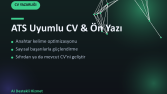 Ben, ATS uyumlu profesyonel CV ve ön yazı hazırlarım.