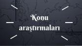 Araştırmanızı Bize Bırakın!