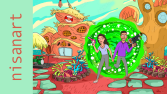 Rick and Morty Stilinde Kişiselleştirilmiş Illustrasyonlar