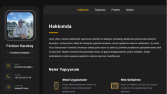 React ve tailwindcss ile yazılmış Kişisel portfolyo