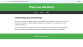 Basit responsive dizayn