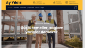 İnşaat Firmasına Web Sitesi Geliştirdim