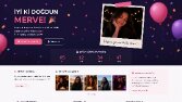 Kişiye Özel Doğum Günü Web Sayfası 🎂