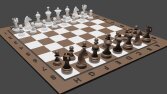 3 boyutlu satranç tasarımı