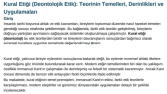Kural Etiği (Deontoloji)