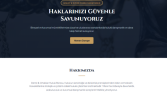 Avukat ve Hukuk Bürosu Kurumsal Web Sitesi Tasarımı