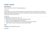 Örnek CV Düzenleme Çalışması