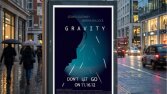 GRAVITY Filmi için tasarladığım afiş.