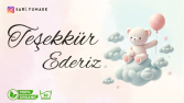 Bir Mağazanın Teşekkür Etiketi