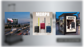Morph banner-billboard