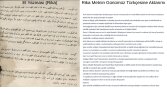 Türk Yazı Dilleri, Osmanlıca Çeviri ve Metin İnceleme