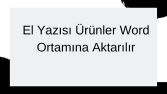 İş örneğim
