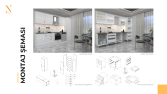Ürün Tasarımı | 3D Görsel, Teknik Çizim ve Montaj Detayları