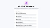 AI Email Generator – Professional & Personalized Emails