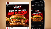 Yesen Burger Konsept Tasarım