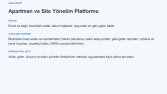 Apartman ve Site Yönetim Platformu